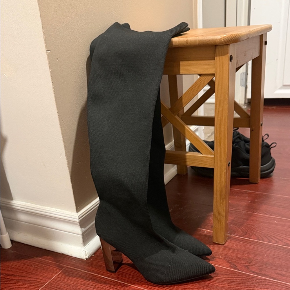 Chic Black Over the Knee Boots